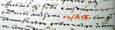Contrat de mariage d'Antoine Castelbou en 1522