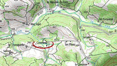 Lieu-dit Castelbou à Calmels-et-le-Viala